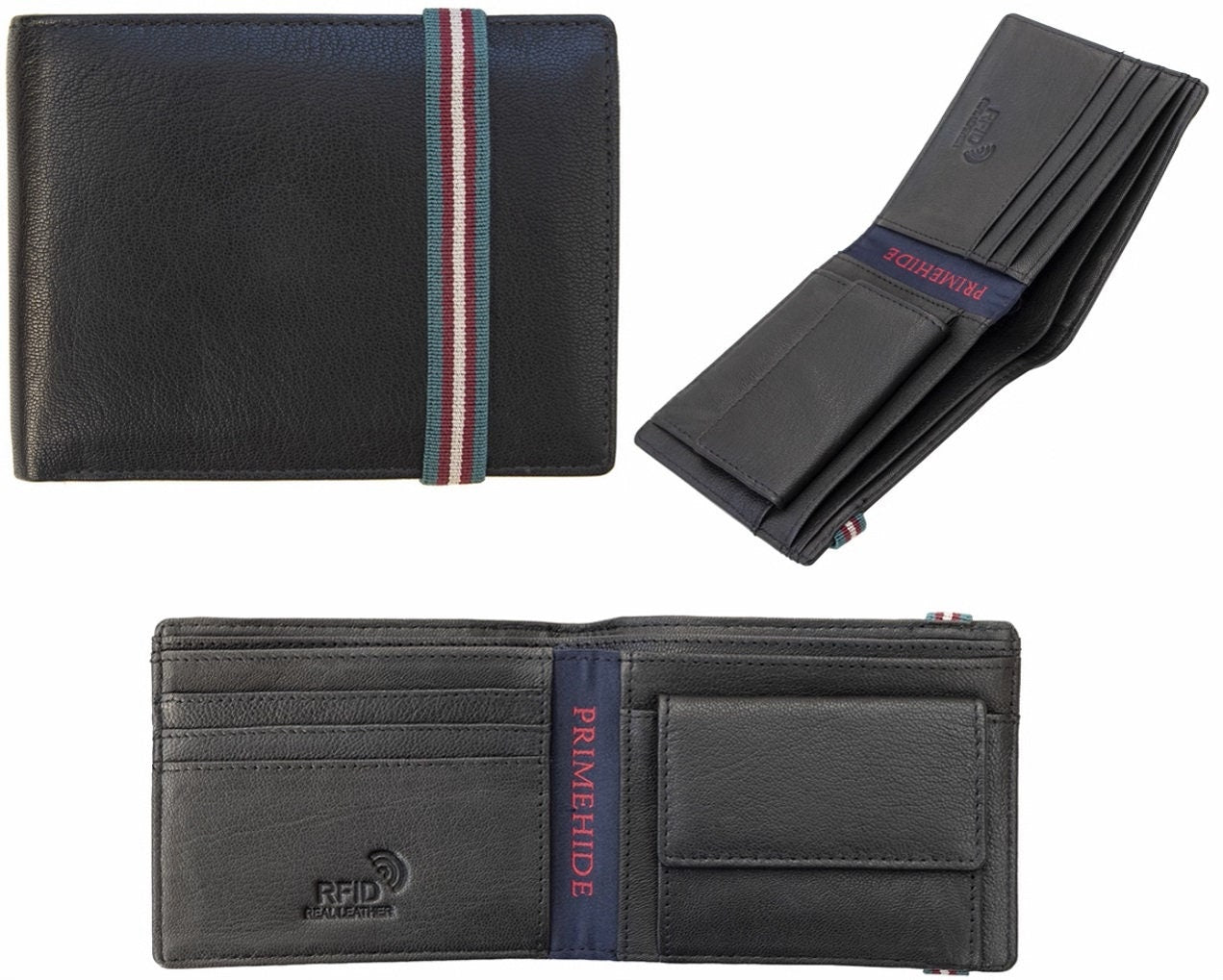 Genuine Leather Wallet for Men – Premium RAFID BLOCK Bifold Wallet with RFID Protection – Slim Minimalist Design – Gift Boxed (4810)