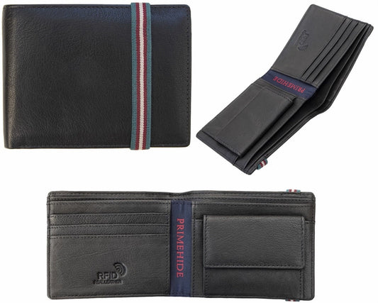 Genuine Leather Wallet for Men – Premium RAFID BLOCK Bifold Wallet with RFID Protection – Slim Minimalist Design – Gift Boxed (4810)