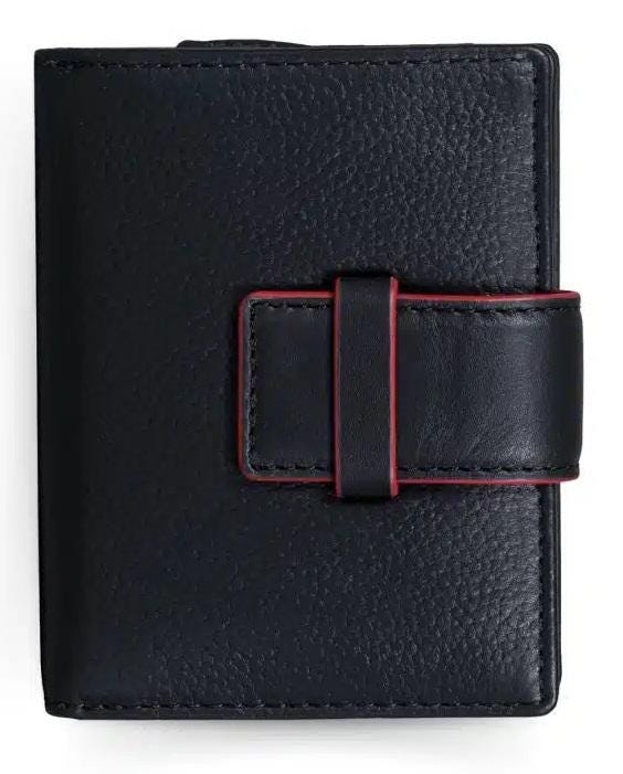 Prime Hide RFID Block Leather Wallet – Alice Small Trifold Purse (26084) – Women's Compact Wallet, Gift Boxed, Anti-Theft Protection