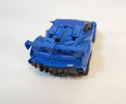 Metal Lamborghini Robot Car Toy 1:32, Pull Back, PERSONALIZED PLATES Model Toy Car boy dad birthday gift sleeve