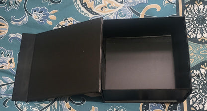 Luxury Magnetic Gift Box - Folding Gift Boxes for Birthday, Wedding 150X150X50CM Black