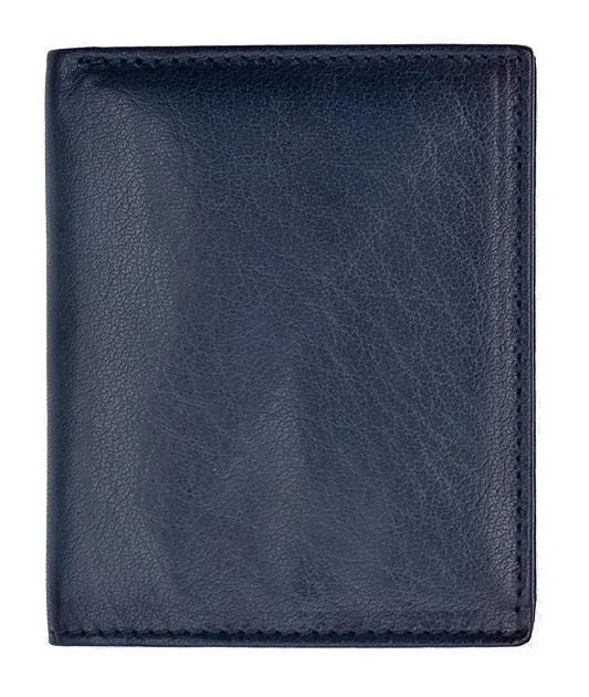Men's Slim RFID Leather Wallet - Carlton Style 4180 | Premium Card Holder with Notes Compartment | Gift Boxed for Him