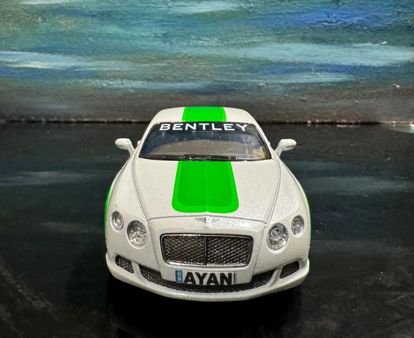 Personalized Bentley GT Speed 2012 Diecast Car 1/38 Collectible Gift for Dad, Boys, girls, Uncle Birthday, Anniversary, Cake Topper, Sleeve