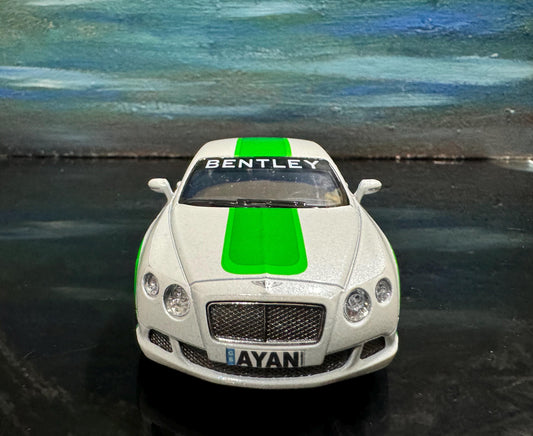 Personalized Bentley GT Speed 2012 Diecast Car 1/38 Collectible Gift for Dad, Boys, girls, Uncle Birthday, Anniversary, Cake Topper, Sleeve