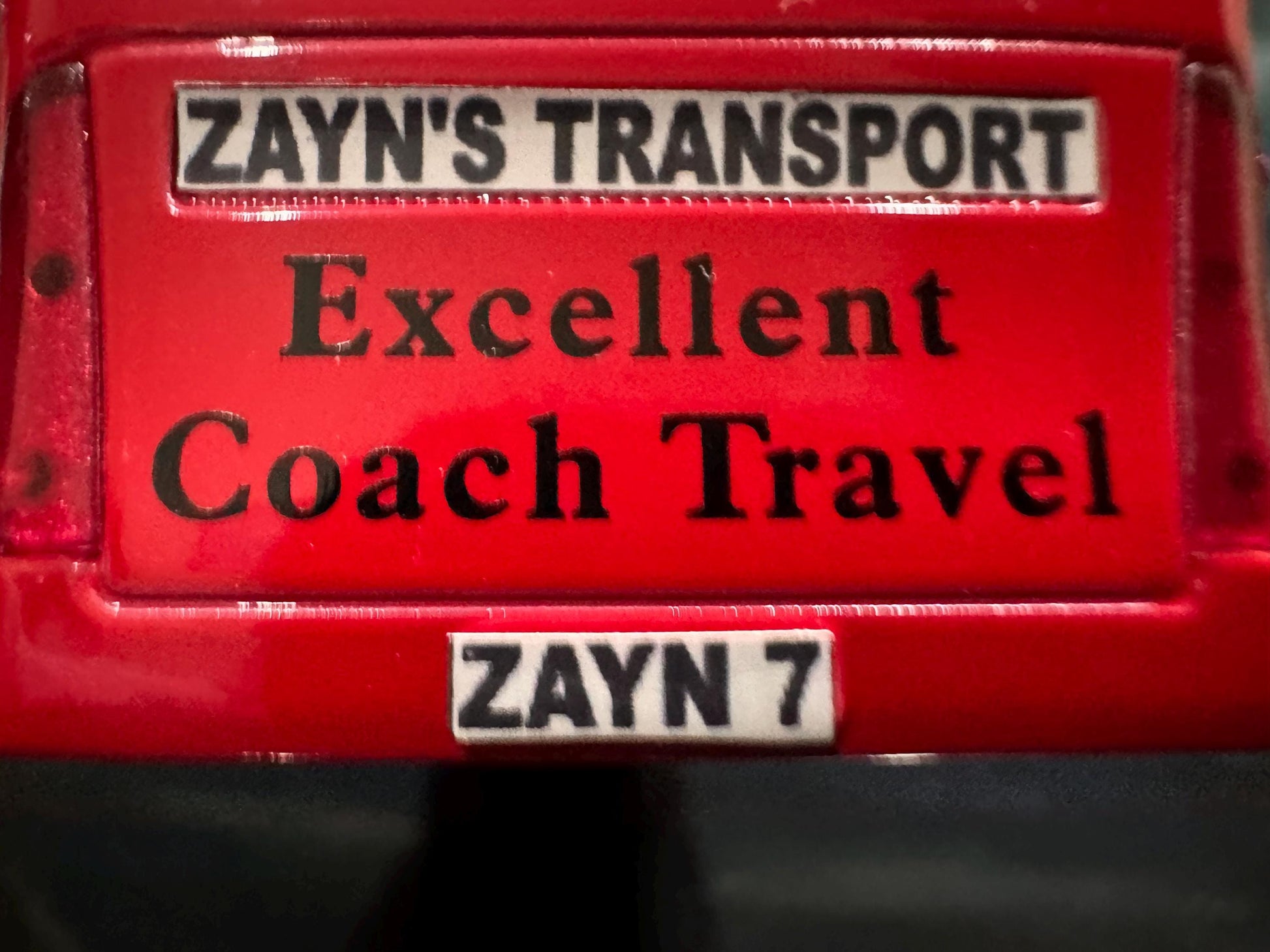 Personalized Name Coach Bus Diecast Toy - Custom Gift for Boy Girl Dad Mom - Birthday Christmas Present - Gift Sleeves - 4 colours to choose