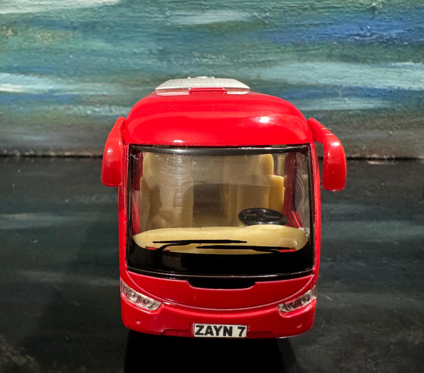 Personalized Name Coach Bus Diecast Toy - Custom Gift for Boy Girl Dad Mom - Birthday Christmas Present - Gift Sleeves - 4 colours to choose