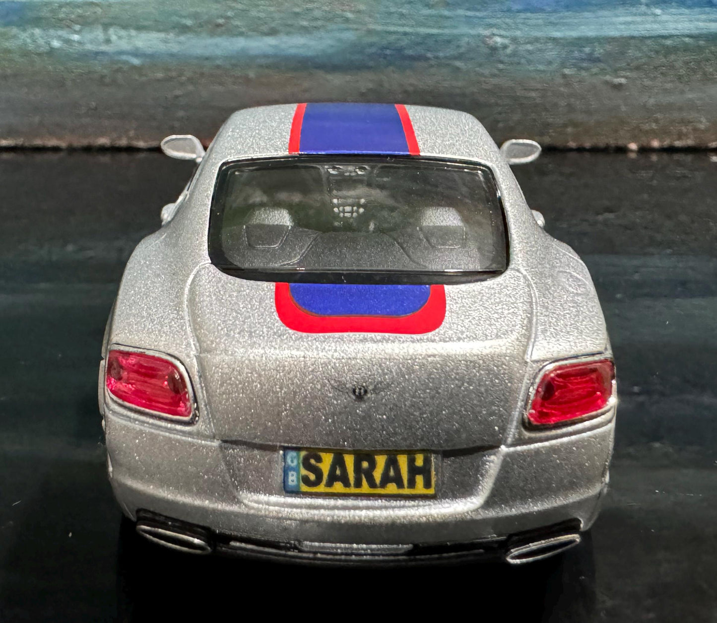 Personalized Bentley GT Speed 2012 Diecast Car 1/38 Collectible Gift for Dad, Boys, girls, Uncle Birthday, Anniversary, Cake Topper, Sleeve