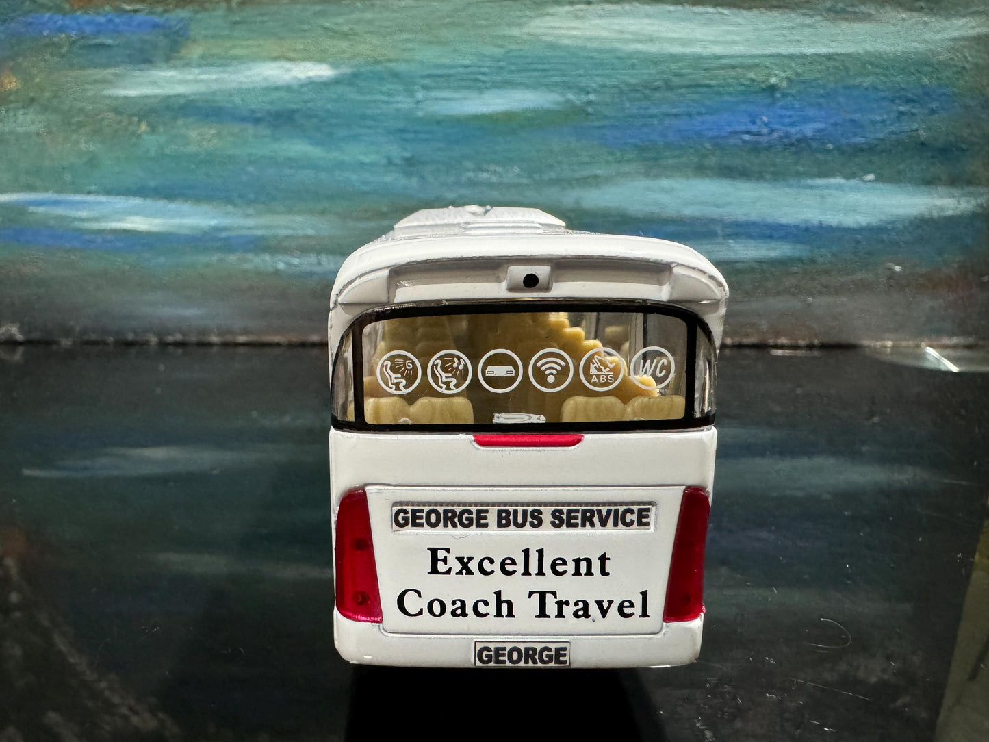 Personalized Name Coach Bus Diecast Toy - Custom Gift for Boy Girl Dad Mom - Birthday Christmas Present - Gift Sleeves - 4 colours to choose