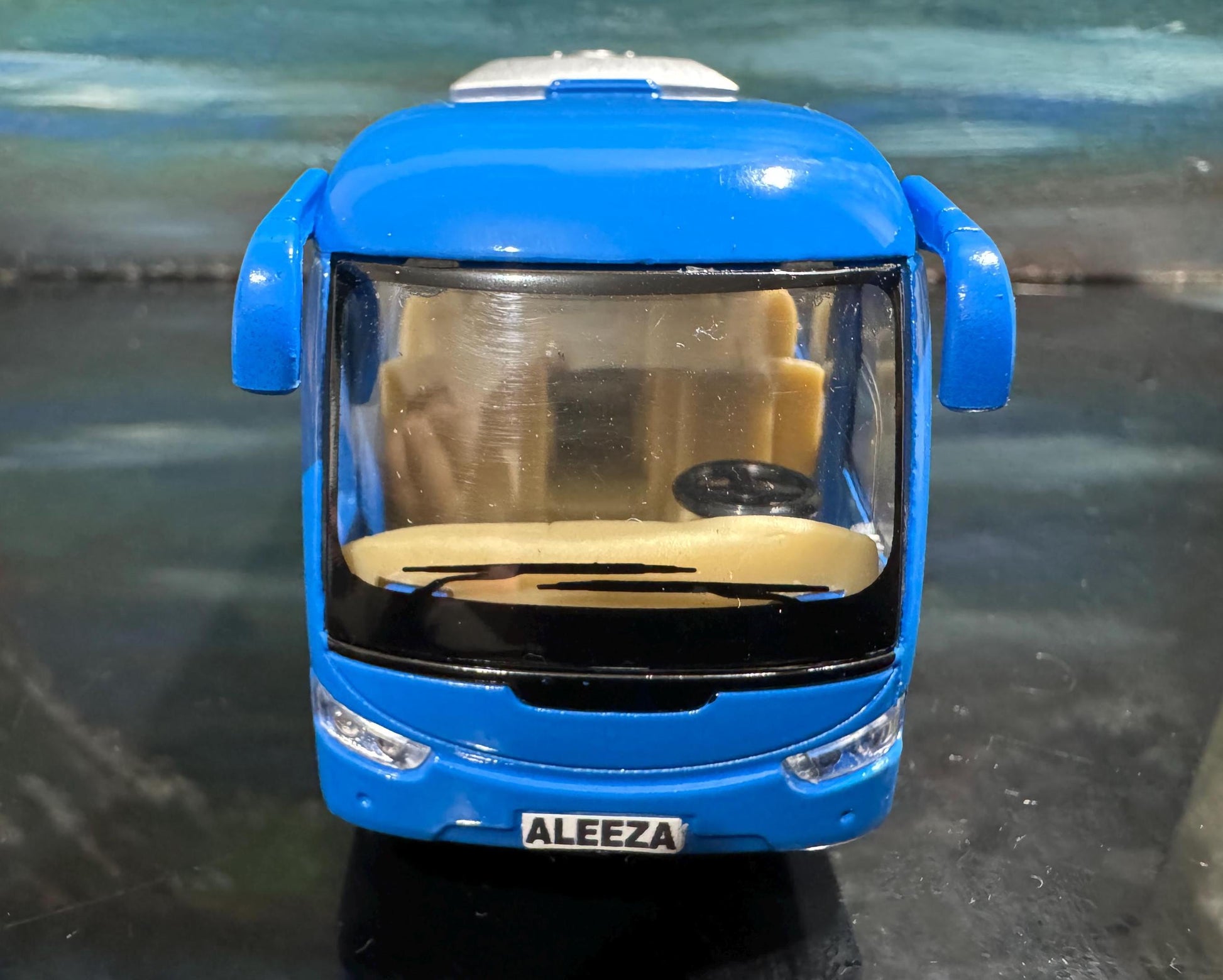 Personalized Name Coach Bus Diecast Toy - Custom Gift for Boy Girl Dad Mom - Birthday Christmas Present - Gift Sleeves - 4 colours to choose