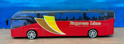 PERSONALISED Name Coach Bus Diecast Toy car Model boy girl dad mom uncle grandad brother birthday Christmas gift present New & Boxed