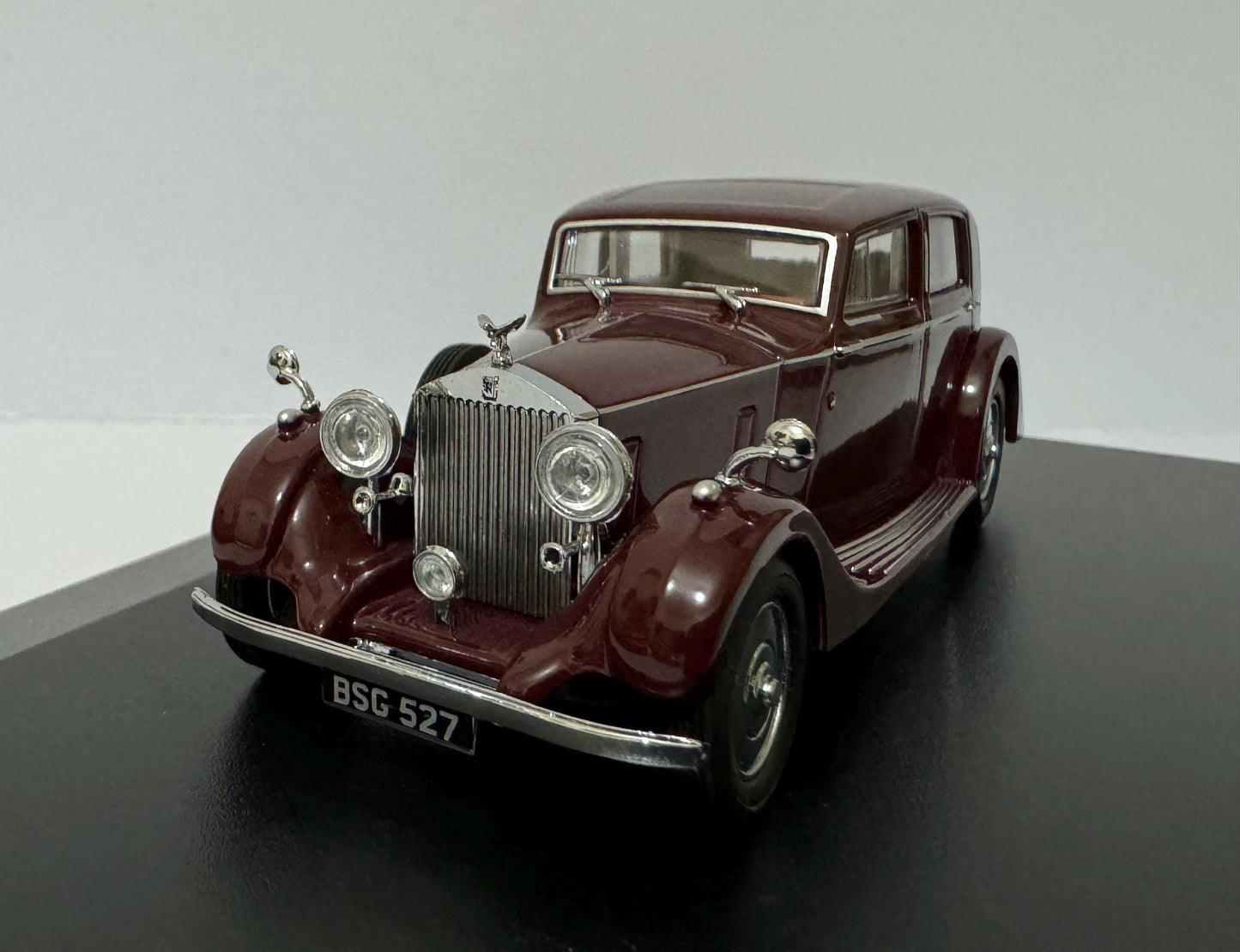 PERSONALISED Rolls Royce 25/30 Thrupp and Maberly Burgund Oxford Dad Sister Mom husband wife Any Name BROTHER GIFT Boxed