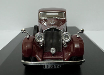 PERSONALISED Rolls Royce 25/30 Thrupp and Maberly Burgund Oxford Dad Sister Mom husband wife Any Name BROTHER GIFT Boxed