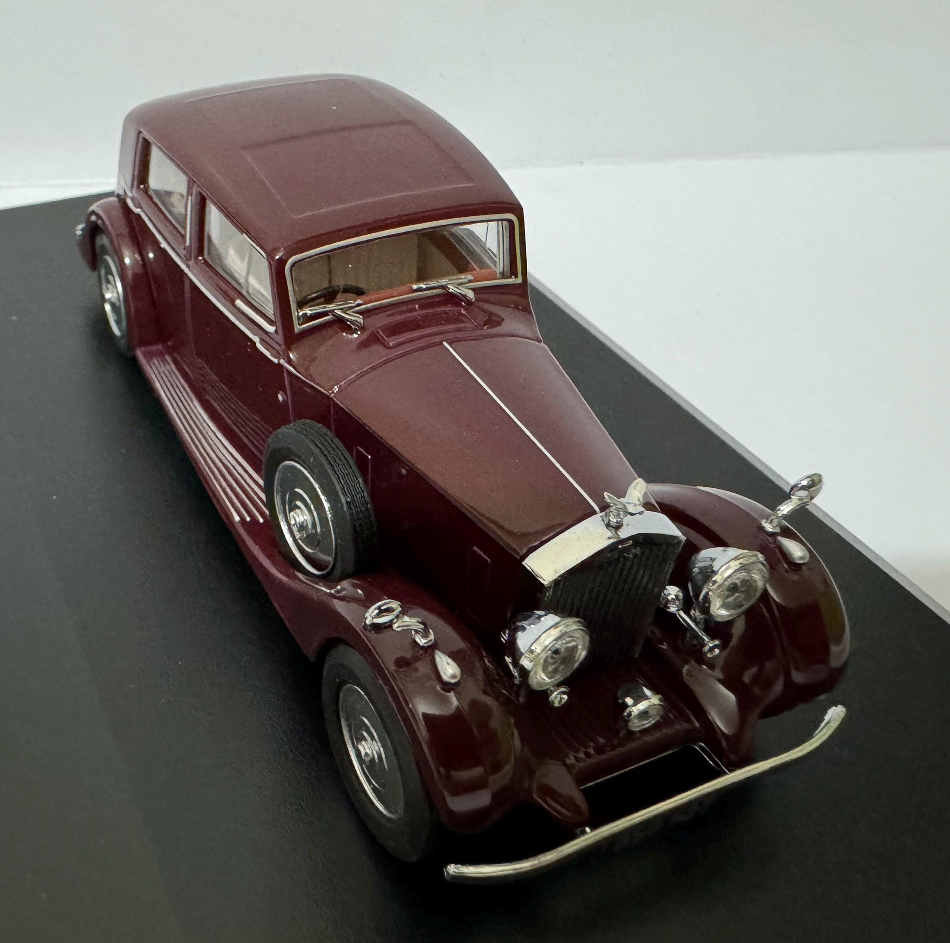 PERSONALISED Rolls Royce 25/30 Thrupp and Maberly Burgund Oxford Dad Sister Mom husband wife Any Name BROTHER GIFT Boxed