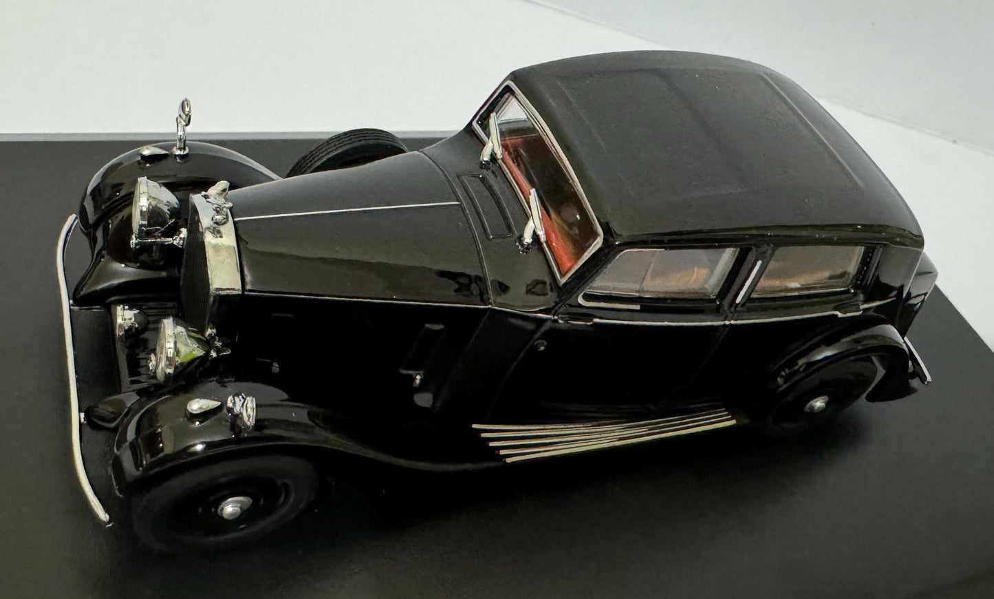 PERSONALISED Rolls Royce 25/30 - Thrupp and Maberley Black Oxford Dad Sister Mom husband wife BROTHER Display GIFT Boxed