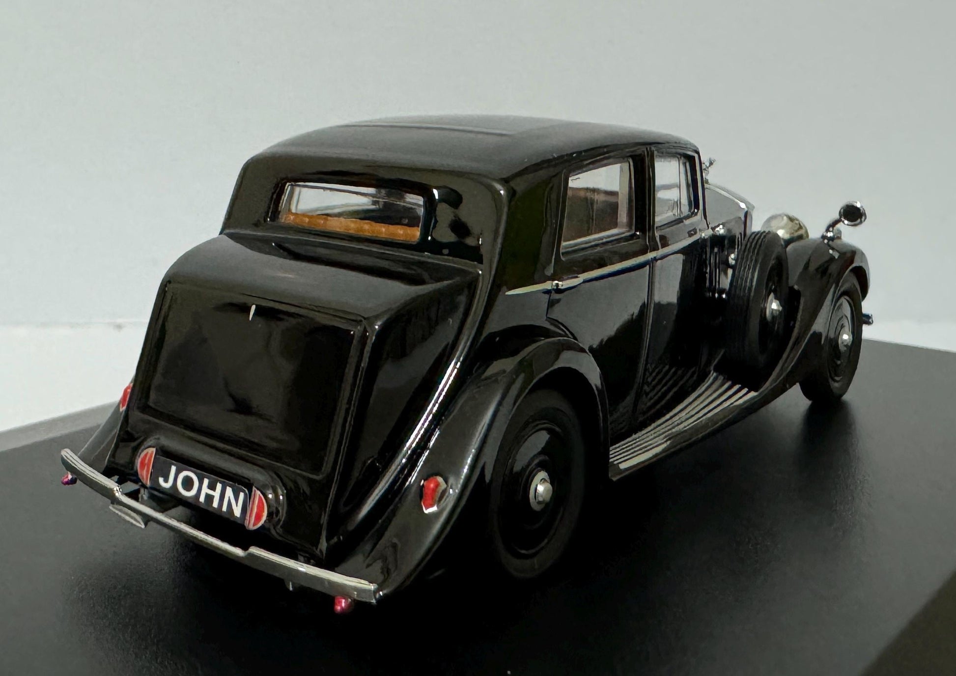 PERSONALISED Rolls Royce 25/30 - Thrupp and Maberley Black Oxford Dad Sister Mom husband wife BROTHER Display GIFT Boxed