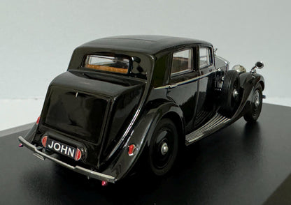 PERSONALISED Rolls Royce 25/30 - Thrupp and Maberley Black Oxford Dad Sister Mom husband wife BROTHER Display GIFT Boxed