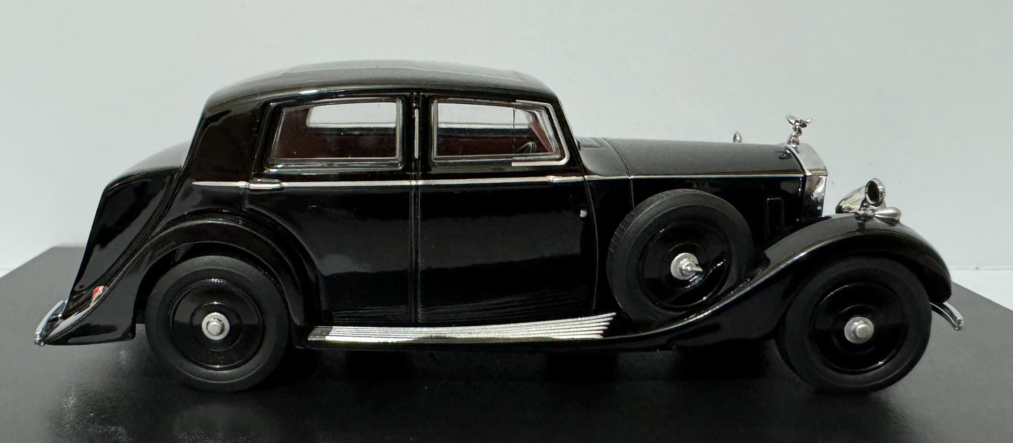 PERSONALISED Rolls Royce 25/30 - Thrupp and Maberley Black Oxford Dad Sister Mom husband wife BROTHER Display GIFT Boxed