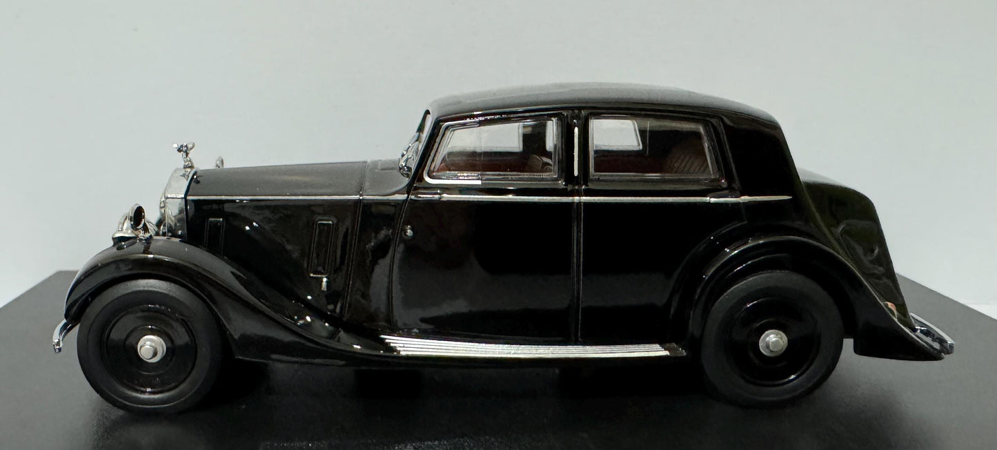 PERSONALISED Rolls Royce 25/30 - Thrupp and Maberley Black Oxford Dad Sister Mom husband wife BROTHER Display GIFT Boxed