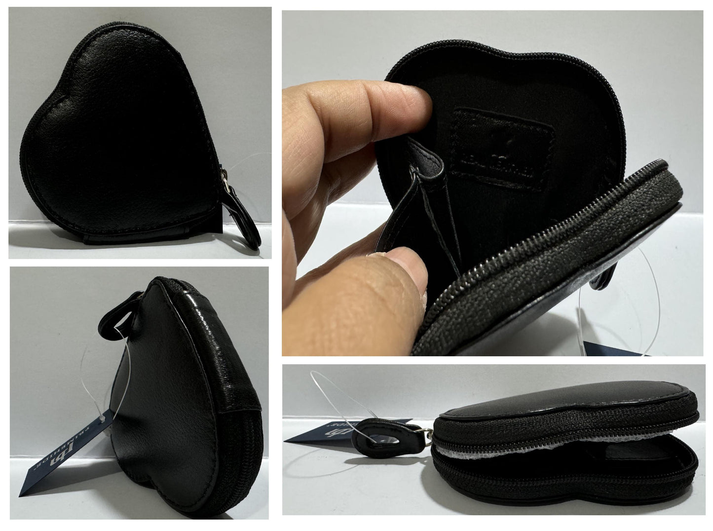 Heart Shaped Real premium Leather Coin Purse – Small Soft Pouch by Prime Hide – Gift for Mom, Aunt, Sister – Boxed, 5 Colours Available