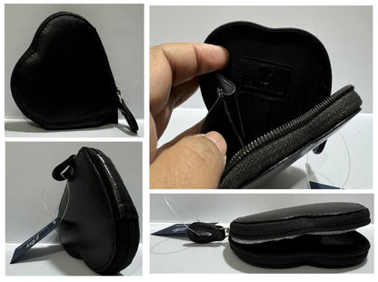 Heart Shaped Real premium Leather Coin Purse – Small Soft Pouch by Prime Hide – Gift for Mom, Aunt, Sister – Boxed, 5 Colours Available