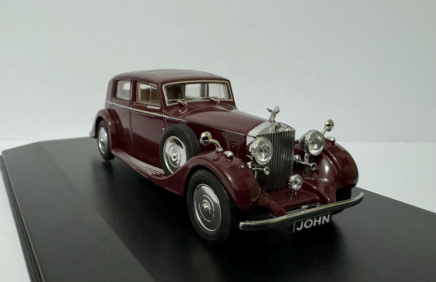 PERSONALISED Rolls Royce 25/30 Thrupp and Maberly Burgund Oxford Dad Sister Mom husband wife Any Name BROTHER GIFT Boxed