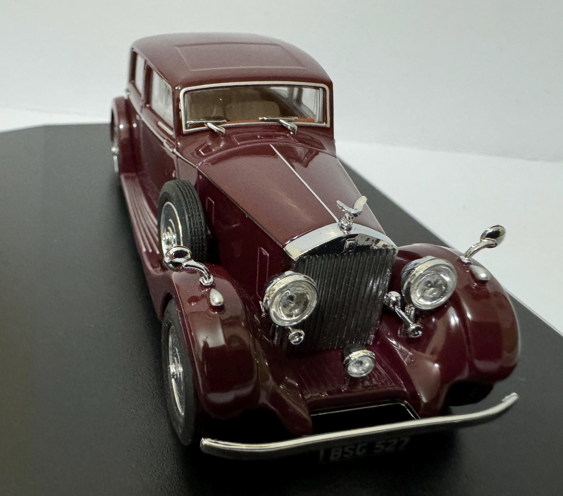 PERSONALISED Rolls Royce 25/30 Thrupp and Maberly Burgund Oxford Dad Sister Mom husband wife Any Name BROTHER GIFT Boxed