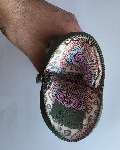 Round Coin Purse For mother day Women Zipped Wallet Soft Leather Coin Pouch Handmade Leather Wallet For Her Mini Change Purse Gift Box