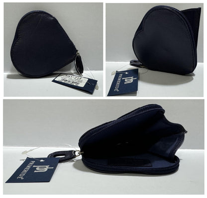Heart Shaped Real premium Leather Coin Purse – Small Soft Pouch by Prime Hide – Gift for Mom, Aunt, Sister – Boxed, 5 Colours Available
