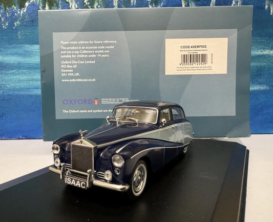 Rolls-Royce Hooper Express Model Car – Custom personalized Name Plate – Diecast Gift for Him or Her – Birthday or Christmas – Boxed