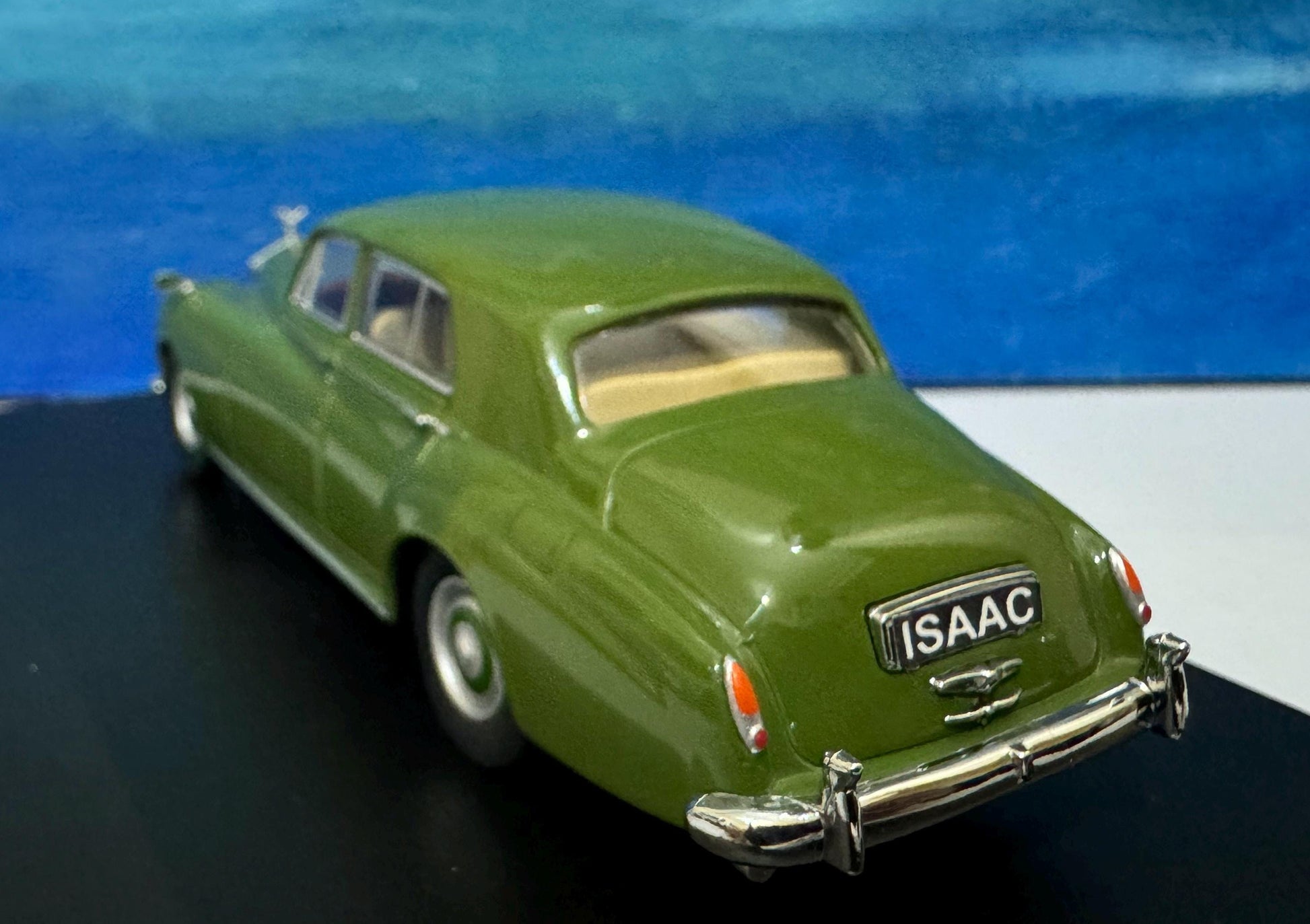 Rolls Royce Smoke Green Oxford PERSONALISED Diecast Dad Sister Mom husband grandad wife Any Name BROTHER Case GIFT Boxed
