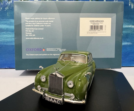 Rolls Royce Smoke Green Oxford PERSONALISED Diecast Dad Sister Mom husband grandad wife Any Name BROTHER Case GIFT Boxed