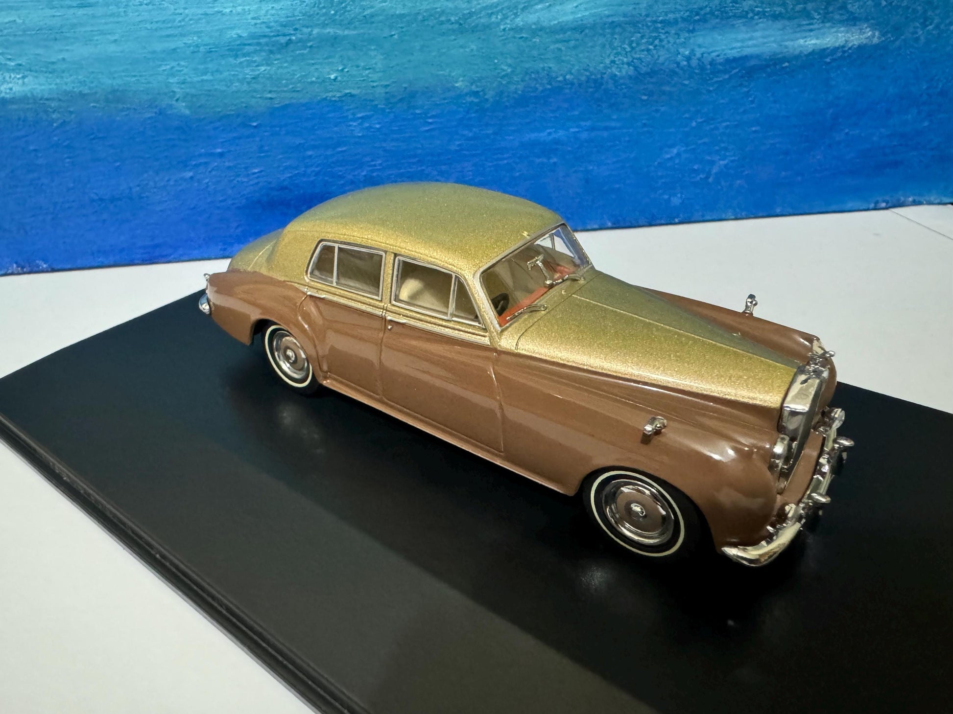 Rolls Royce Sand & Sable Oxford PERSONALISED Diecast Dad Sister Mom husband grandad wife Any Name BROTHER Case GIFT Boxed