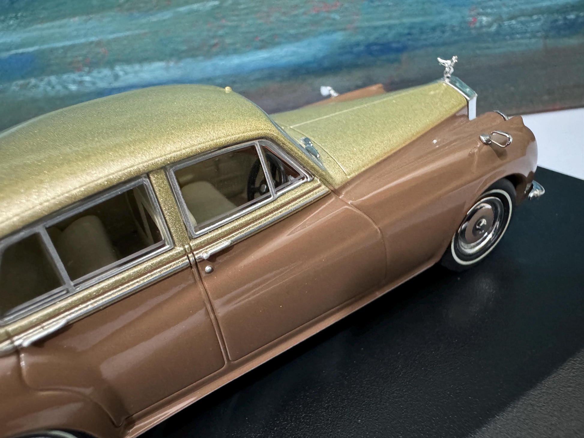 Rolls Royce Sand & Sable Oxford PERSONALISED Diecast Dad Sister Mom husband grandad wife Any Name BROTHER Case GIFT Boxed