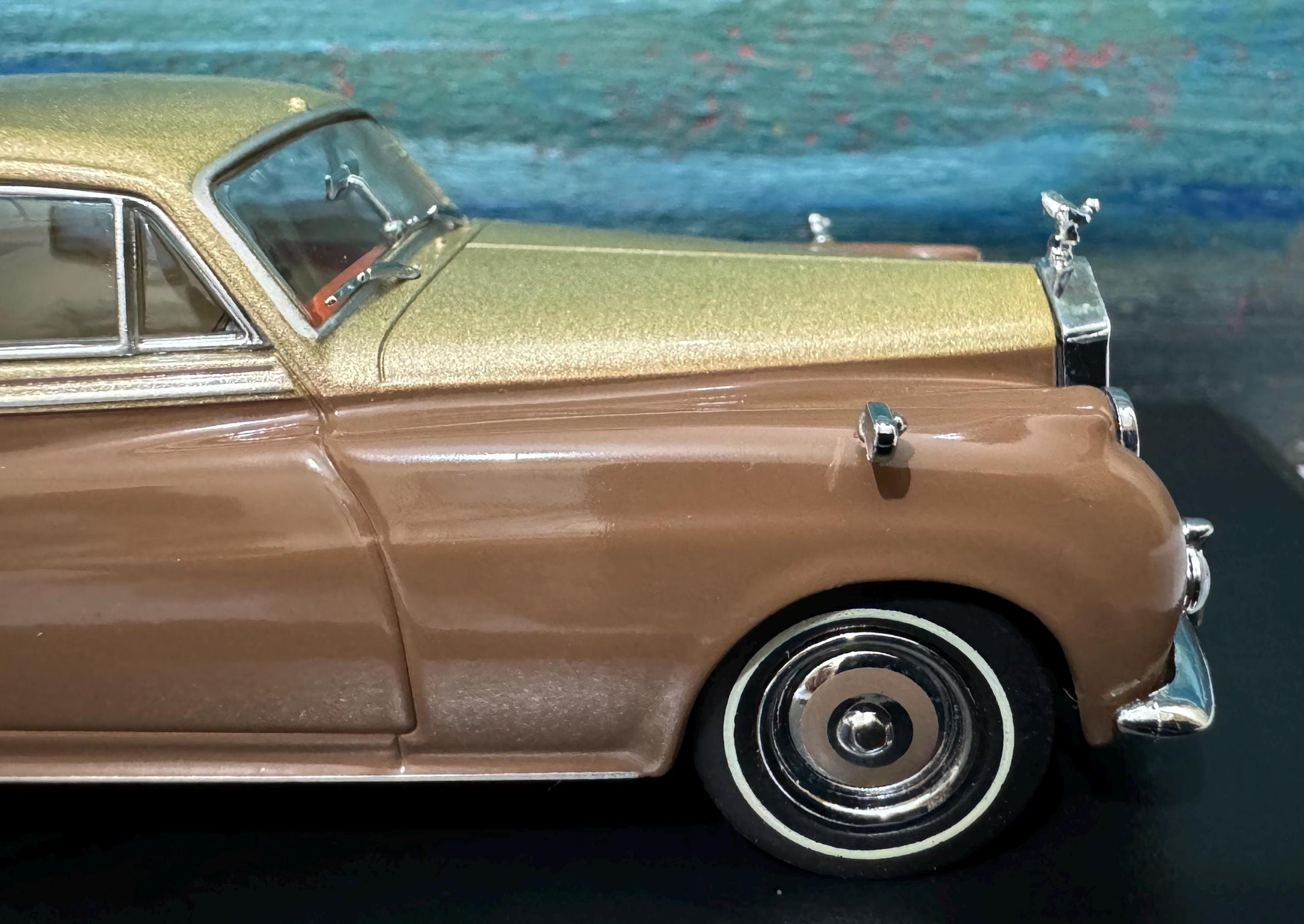 Rolls Royce Sand & Sable Oxford PERSONALISED Diecast Dad Sister Mom husband grandad wife Any Name BROTHER Case GIFT Boxed