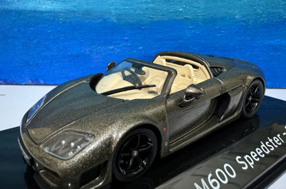 Noble M600 1:43 Scale Diecast - Any Name Custom Model Car - Detailed Metal Gift for Dad, Mom, Birthday - Collector's Edition Display Case