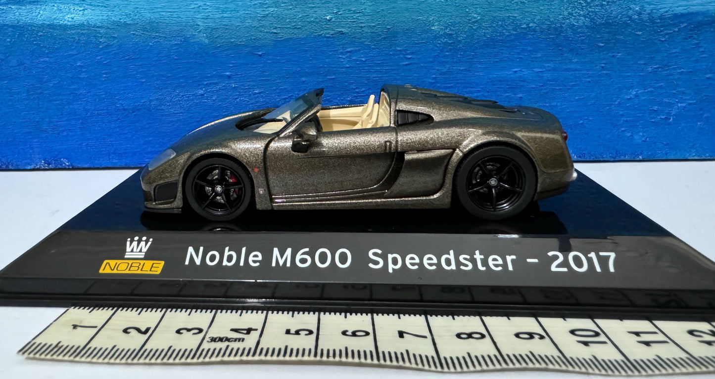 Noble M600 1:43 Scale Diecast - Any Name Custom Model Car - Detailed Metal Gift for Dad, Mom, Birthday - Collector's Edition Display Case