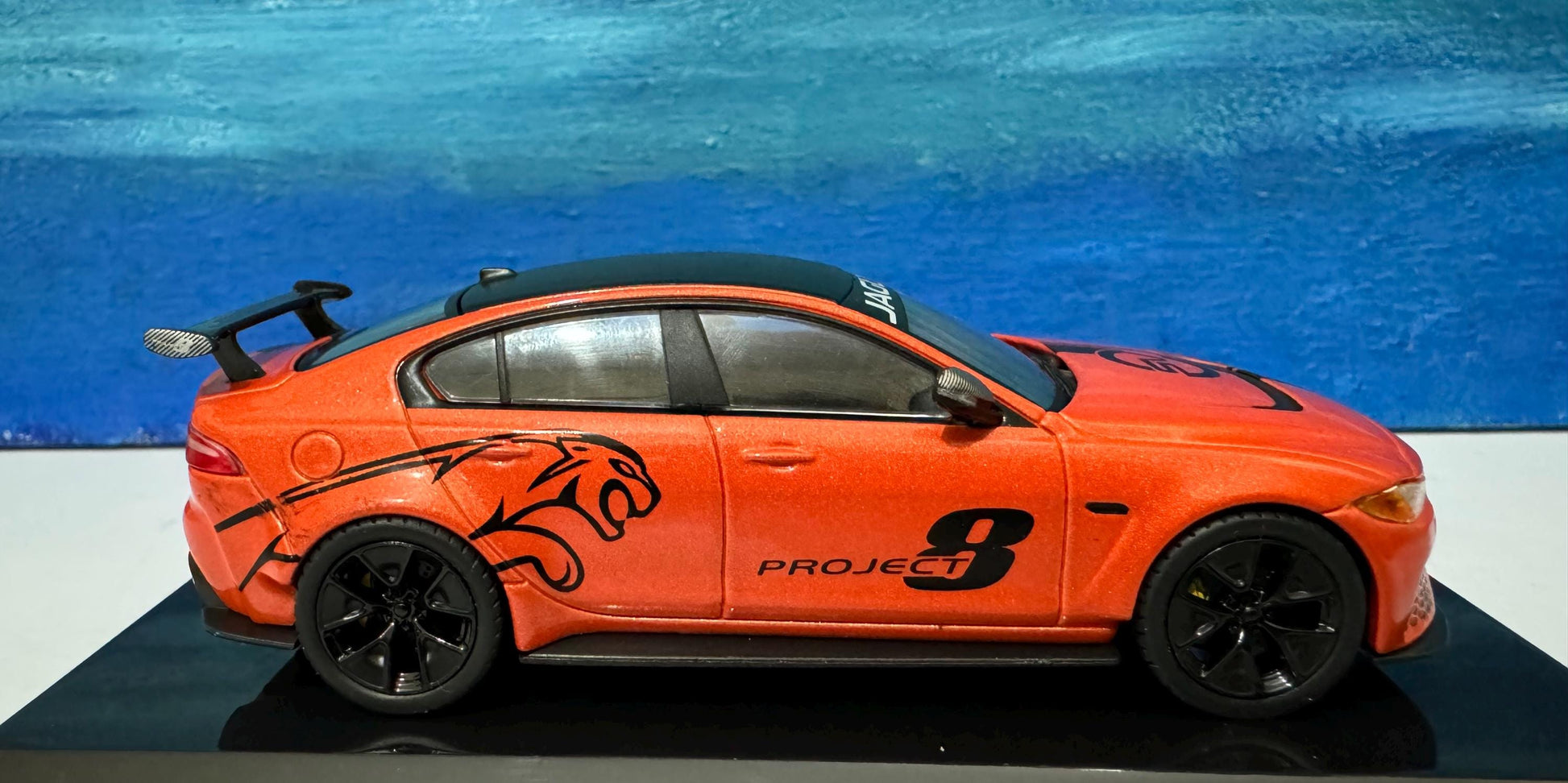Jaguar XE SV 2017 Diecast Model – 1:43 Scale Metal Car – ANY Name Plate – Birthday, Father’s Day Gift ,Anniversary Present Display Case