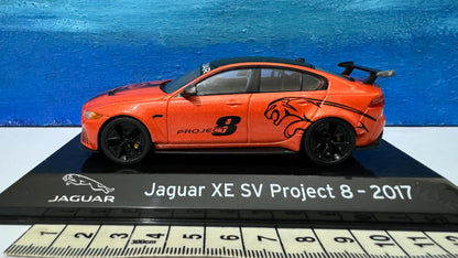 Jaguar XE SV 2017 Diecast Model – 1:43 Scale Metal Car – ANY Name Plate – Birthday, Father’s Day Gift ,Anniversary Present Display Case