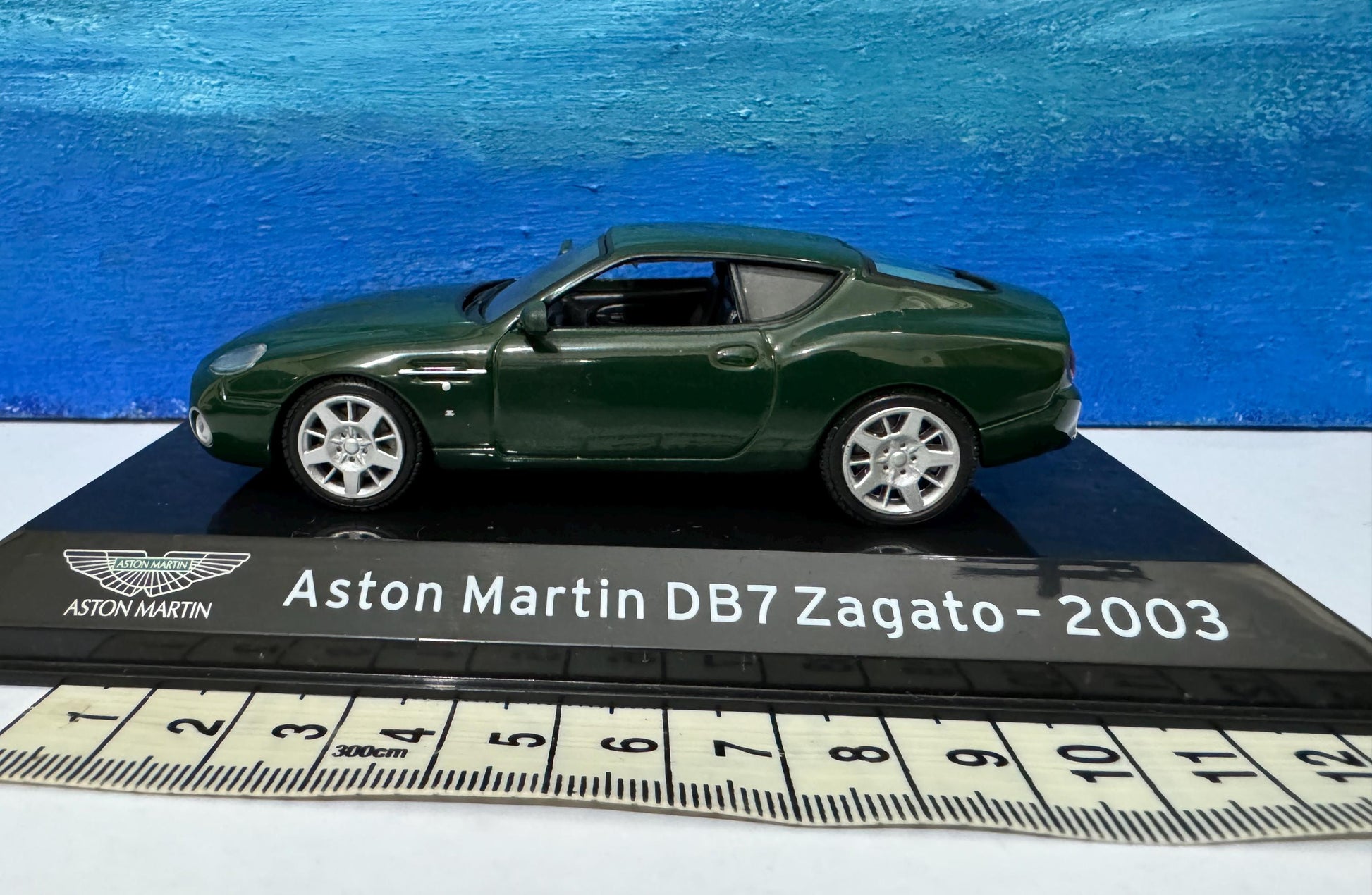 Personalized Ashton Martin DB7 2003 Any Name Mom Dad Brother Sister Uncle Father Son Very detailed model Box