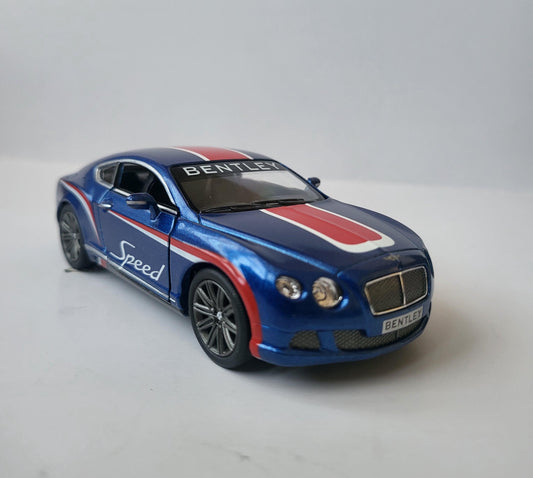 2012 Bentley Continental GT Speed 1:38 Diecast Model - Opening Doors Metal Car - Collectible Gift for Men, Dad, Boys - Gift Sleeve included