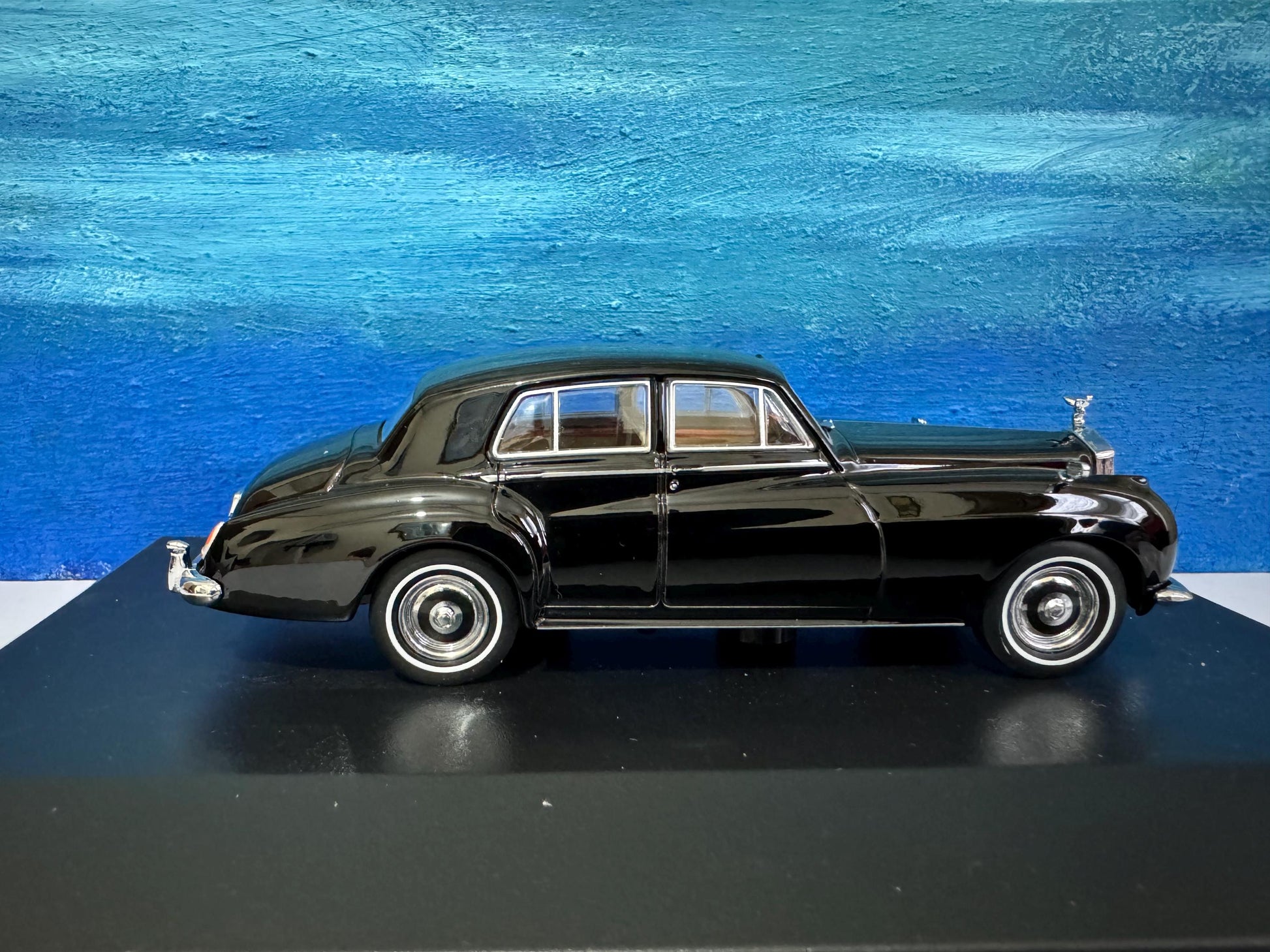 Rolls Royce Silver Cloud I Black Oxford PERSONALISED Diecast Dad Sister Mom husband grandad wife Any Name BROTHER Case GIFT Boxed