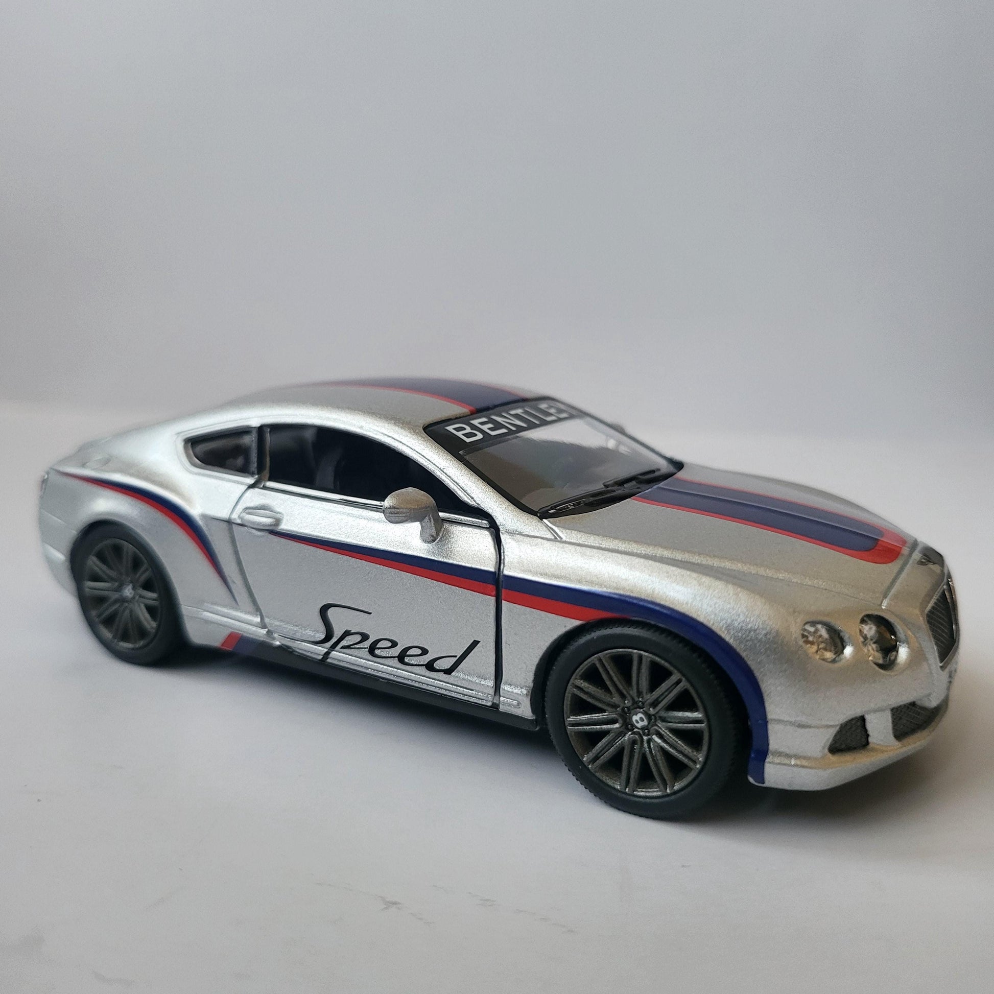 Personalized Name Plate, Bentley Continental GT Speed 2012 - 1:38 Diecast Model Car - Custom Name Gift - Collectible Die-Cast Replica Sleeve