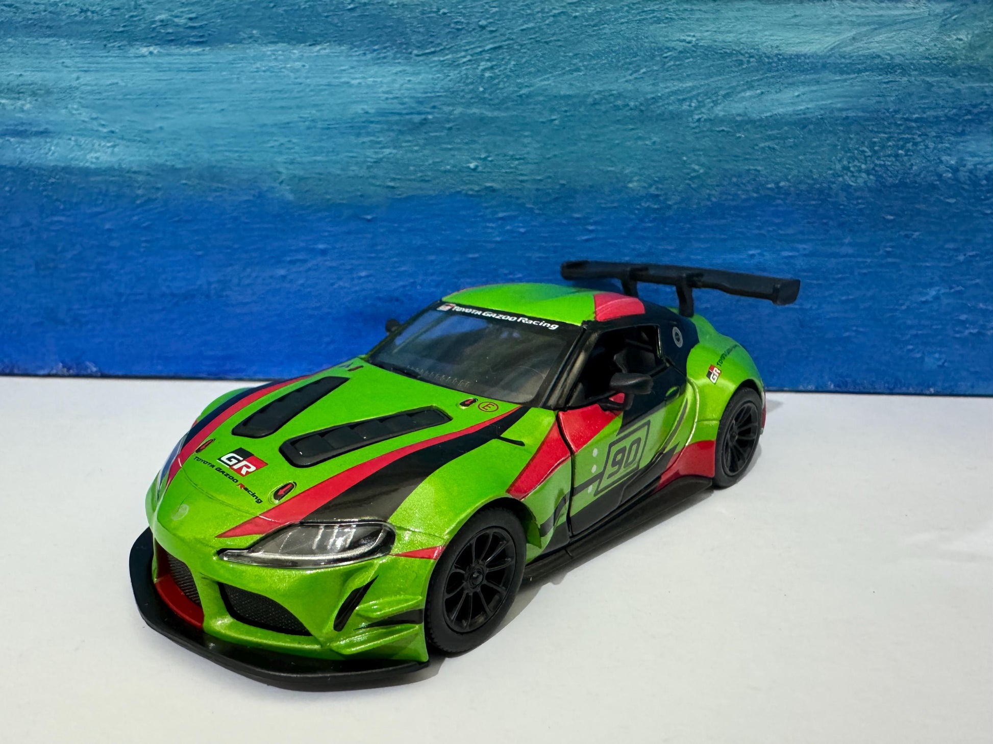 Toyota GR Supra Racing Concept 1:36 Diecast Model – Livery Edition – Gift for Dad, Uncle, Boy – Collectible Car in Gift Sleeve