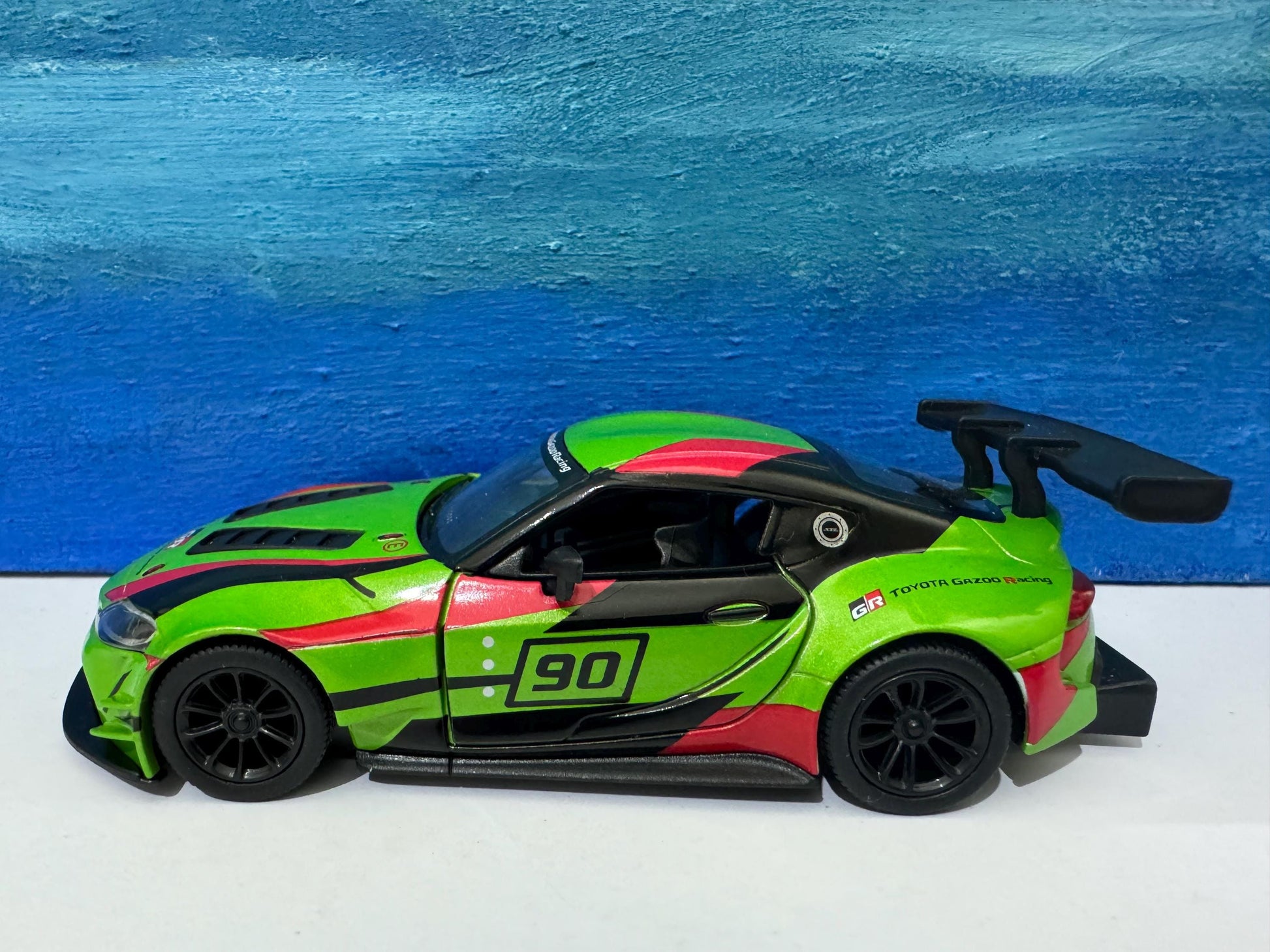 Toyota GR Supra Racing Concept 1:36 Diecast Model – Livery Edition – Gift for Dad, Uncle, Boy – Collectible Car in Gift Sleeve