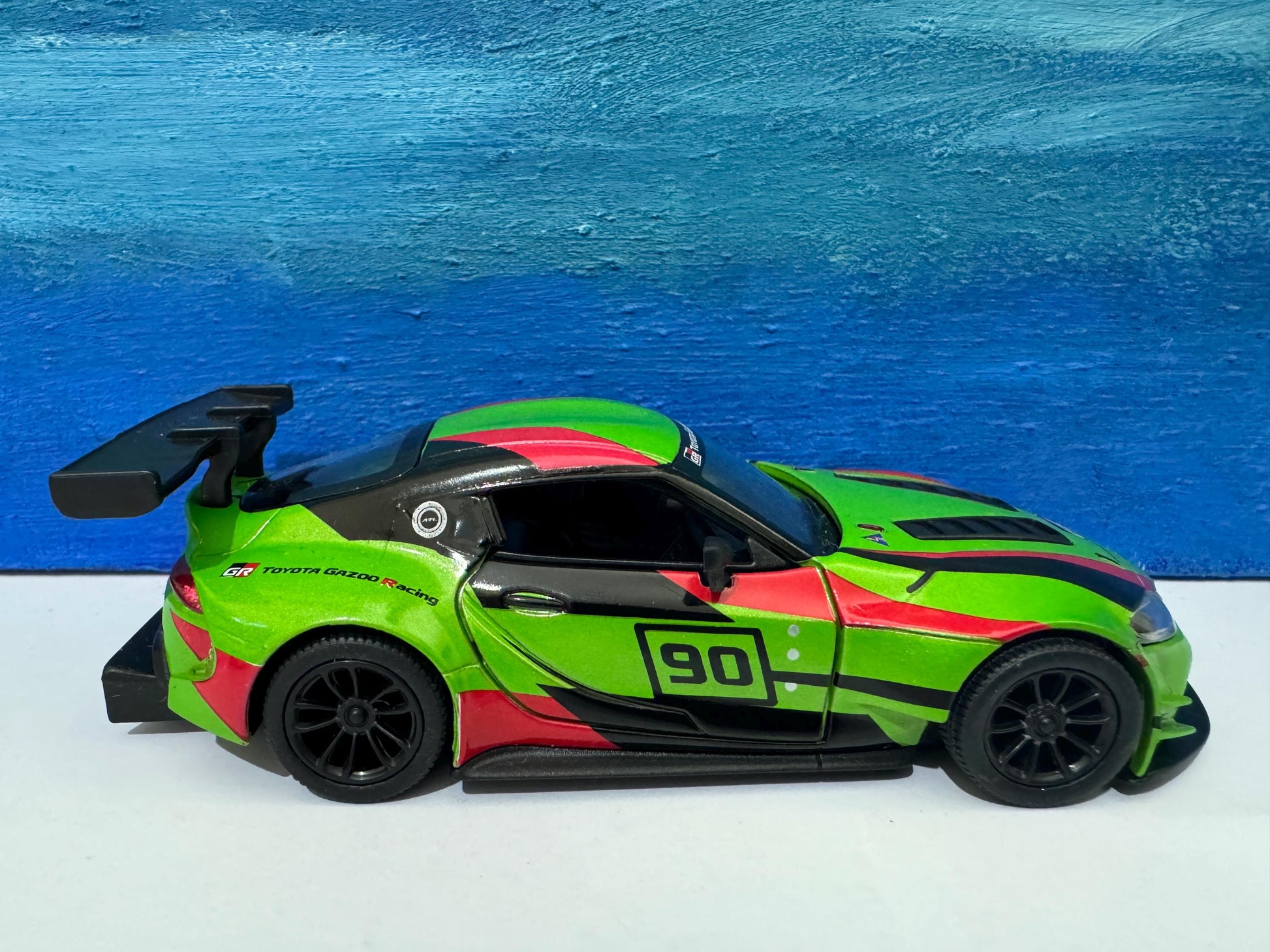 Toyota GR Supra Racing Concept 1:36 Diecast Model – Livery Edition – Gift for Dad, Uncle, Boy – Collectible Car in Gift Sleeve