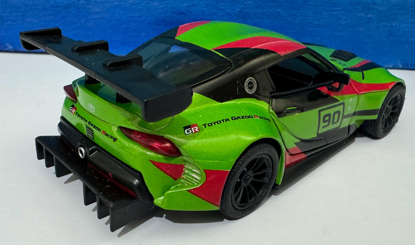 Toyota GR Supra Racing Concept 1:36 Diecast Model – Livery Edition – Gift for Dad, Uncle, Boy – Collectible Car in Gift Sleeve