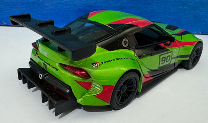 Toyota GR Supra Racing Concept 1:36 Diecast Model – Livery Edition – Gift for Dad, Uncle, Boy – Collectible Car in Gift Sleeve