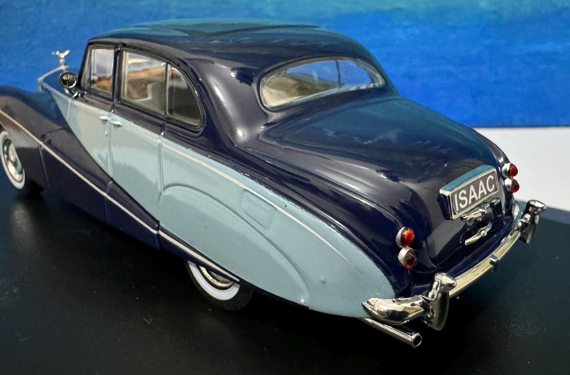 Rolls-Royce Hooper Express Model Car – Custom personalized Name Plate – Diecast Gift for Him or Her – Birthday or Christmas – Boxed