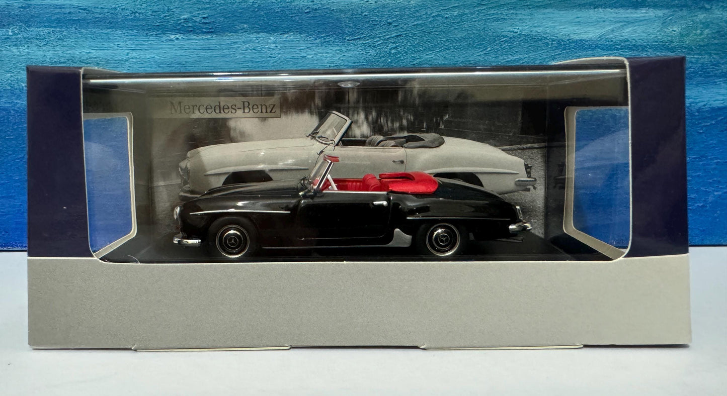 Personalized Plate | Licensed 1955 Mercedes-Benz 190 SL Diecast Model | Custom Name Gift for Dad Mom Boy Girl | Boxed Collectible Car