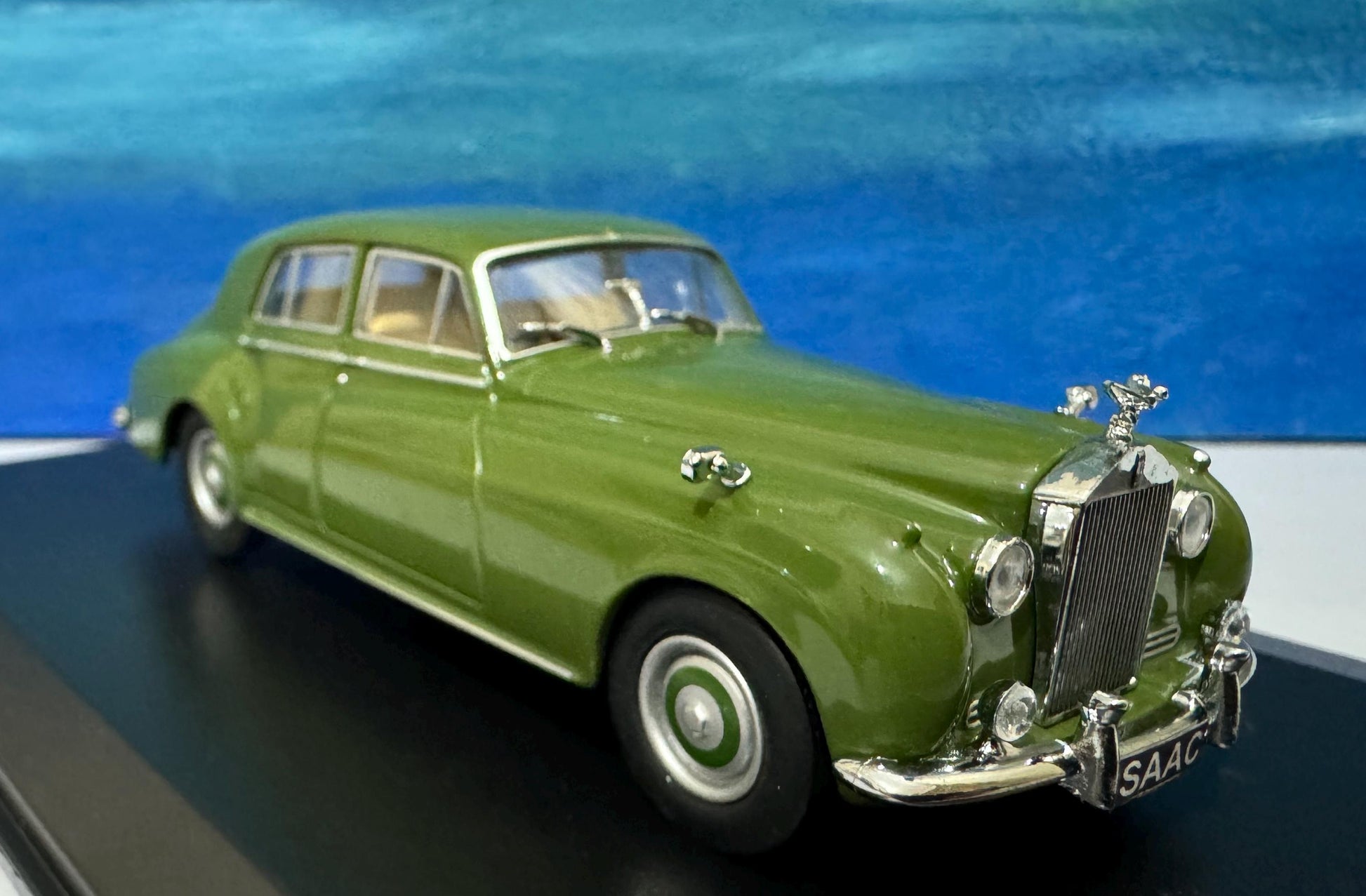 Rolls Royce Smoke Green Oxford PERSONALISED Diecast Dad Sister Mom husband grandad wife Any Name BROTHER Case GIFT Boxed